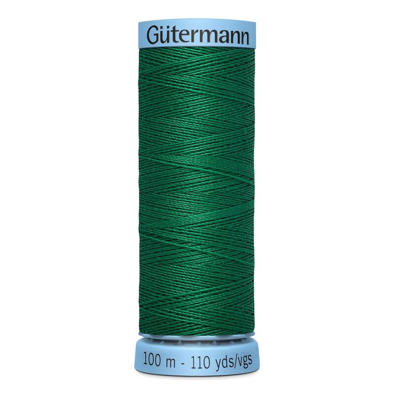 Gutermann Silk Thread #402 GREEN, 100m Spool (S303)