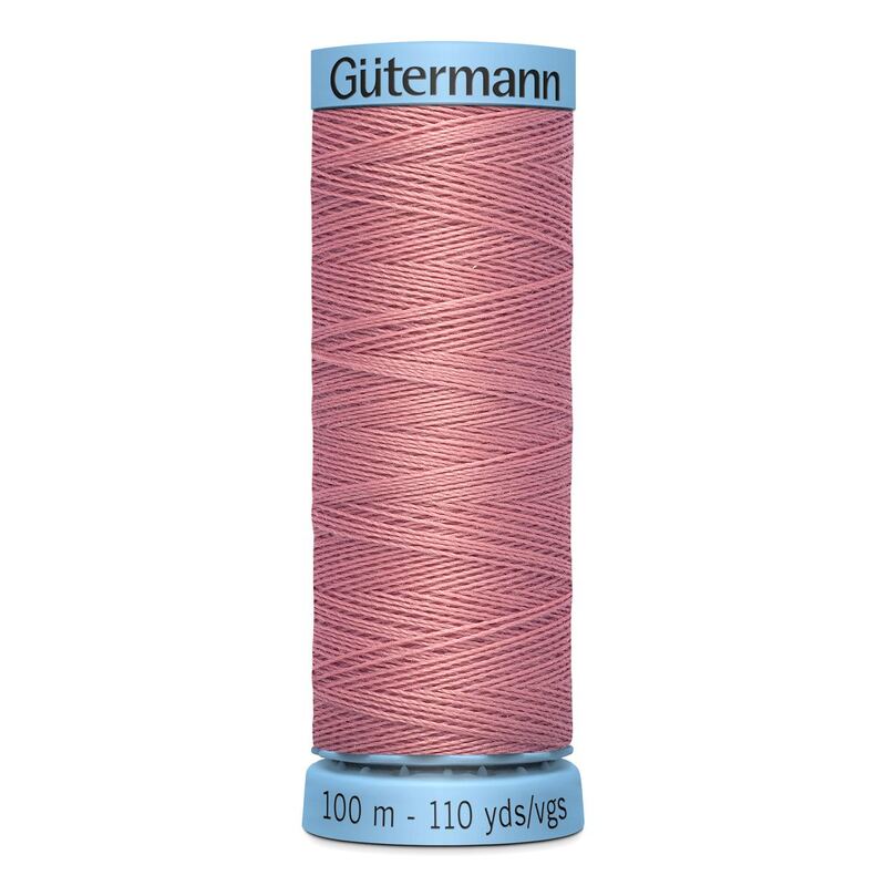 Gutermann Silk Thread #473 SHELL PINK, 100m Spool (S303)