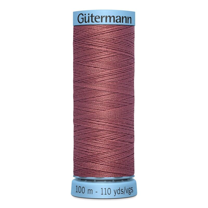 Gutermann Silk Thread #474 DUSKY ROSE, 100m Spool (S303)