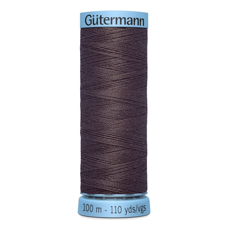 Gutermann Silk Thread #540 DARK MOCHA BROWN, 100m Spool (S303)