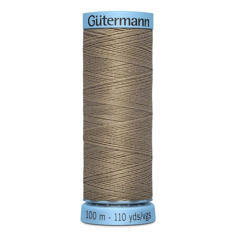 Gutermann Silk Thread #724 TAUPE, 100m Spool (S303)