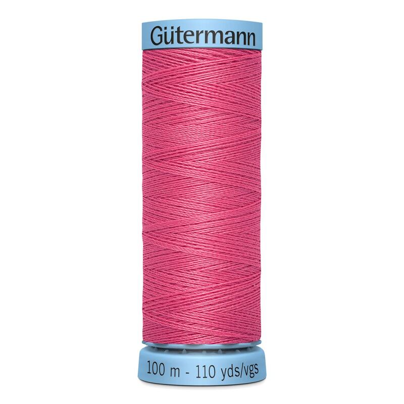 Gutermann Silk Thread #890 HOT PINK, 100m Spool (S303)