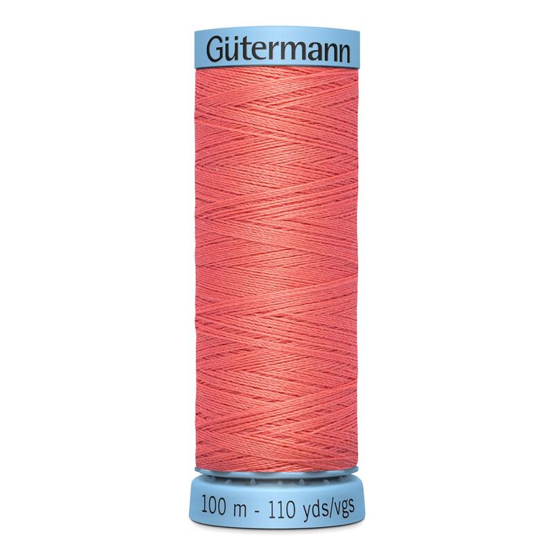 Gutermann Silk Thread #896 APRICOT PINK, 100m Spool (S303)