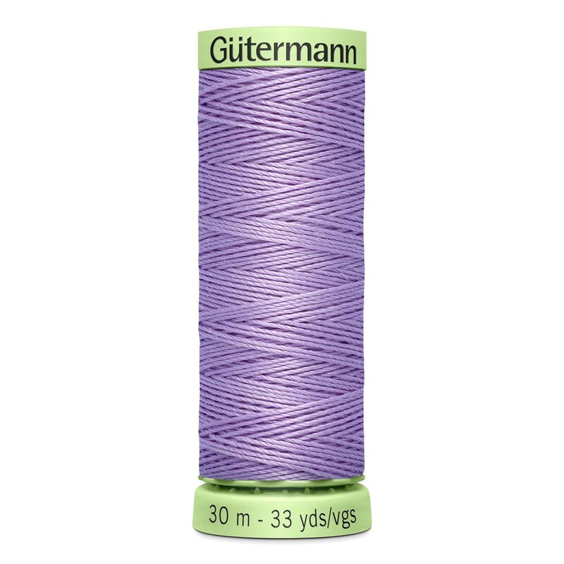 Gutermann Top Stitch Thread #158 LAVENDER 30m Spool High Lustre, Bold Sewing