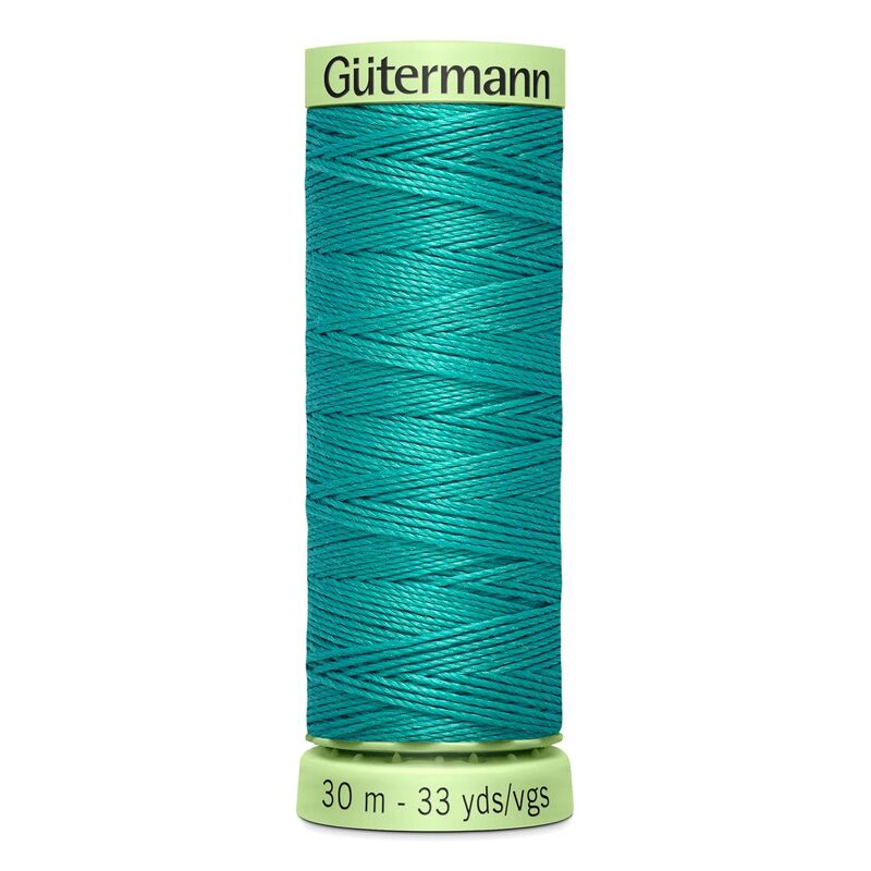 Gutermann Top Stitch Thread #235 MIAMI GREEN 30m Spool High Lustre, Bold Sewing