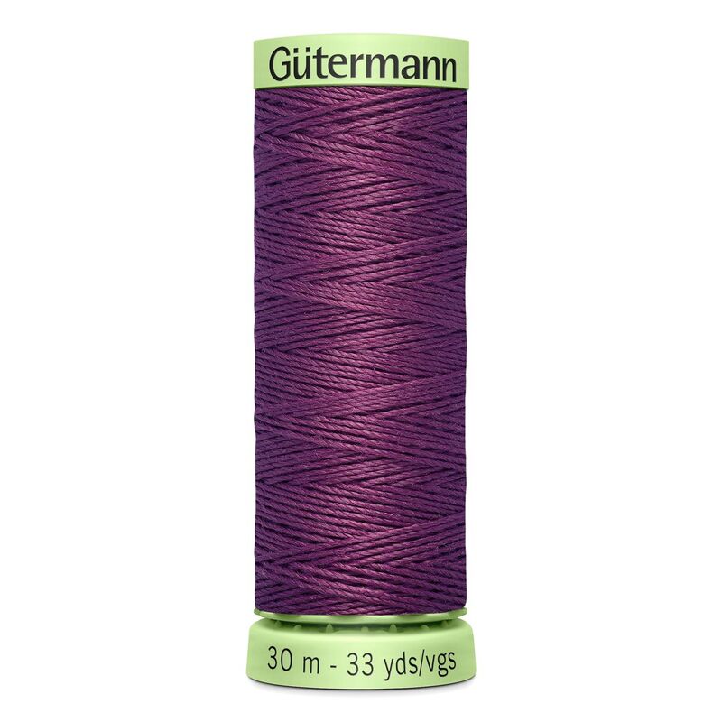 Gutermann Top Stitch Thread #259 LIGHT BURGUNDY 30m Spool High Lustre, Bold Sewing
