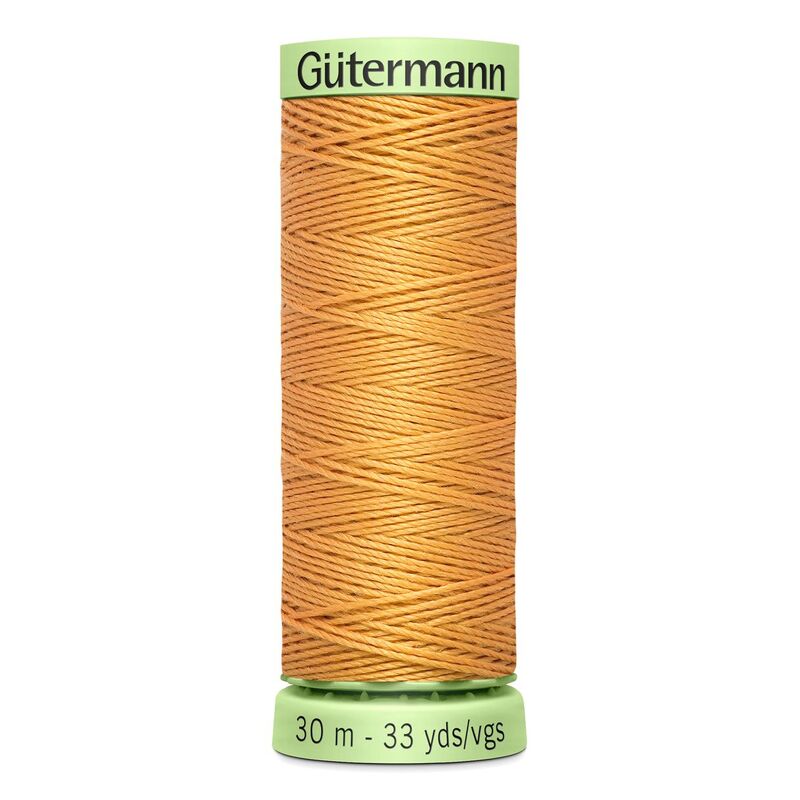 Gutermann Top Stitch Thread #300 DUSKY ORANGE 30m Spool High Lustre, Bold Sewing