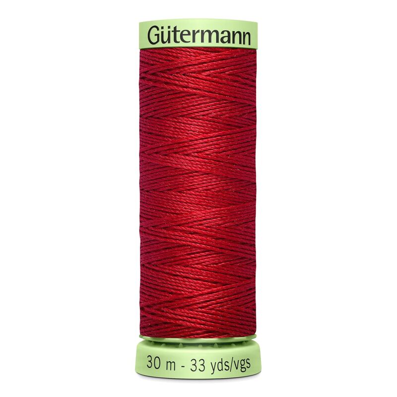 Gutermann Top Stitch Thread #46 RASPBERRY RED 30m Spool High Lustre, Bold Sewing