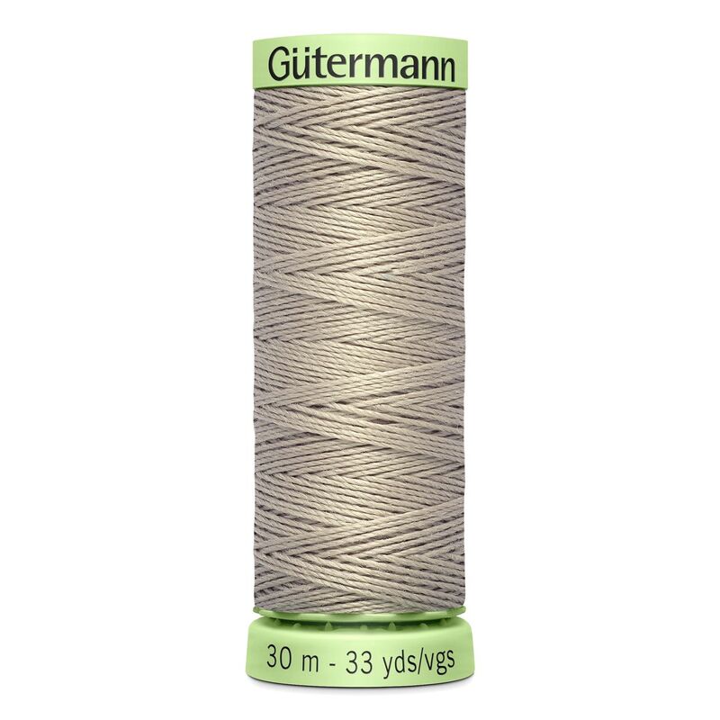 Gutermann Top Stitch Thread #852 YELLOW 30m Spool High Lustre, Bold Sewing