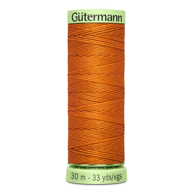 Gutermann Top Stitch Thread #982 DUSKY ORANGE 30m Spool 100% Polyester