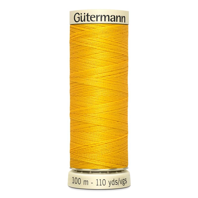 Gutermann Sew-all Thread 100m #106 GOLDEN YELLOW, 100% Polyester