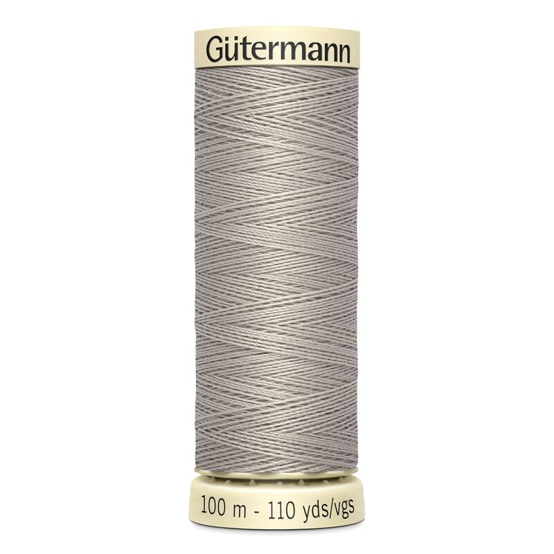 Gutermann Sew-all Thread 100m #118 LIGHT TAUPE, 100% Polyester