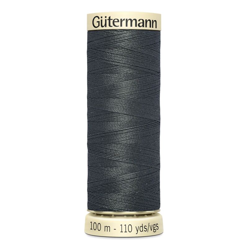 Gutermann Sew-all Thread 100m #141 VERY DARK GREY, 100% Polyester