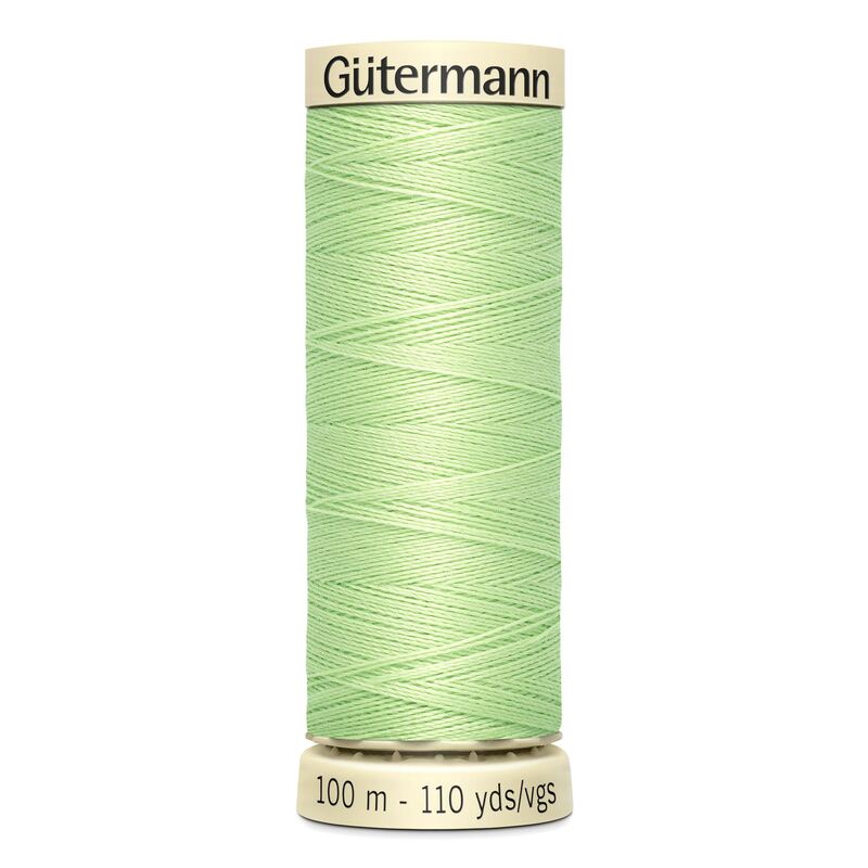 Gutermann Sew-all Thread 100m #152 VERY LIGHT GREEN, 100% Polyester
