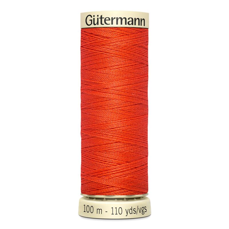 Gutermann Sew-all Thread 100m #155 ORANGE, 100% Polyester