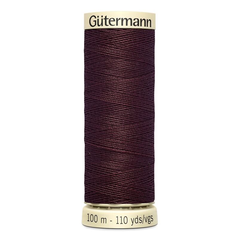 Gutermann Sew-all Thread 100m #175 DARK WINE, 100% Polyester