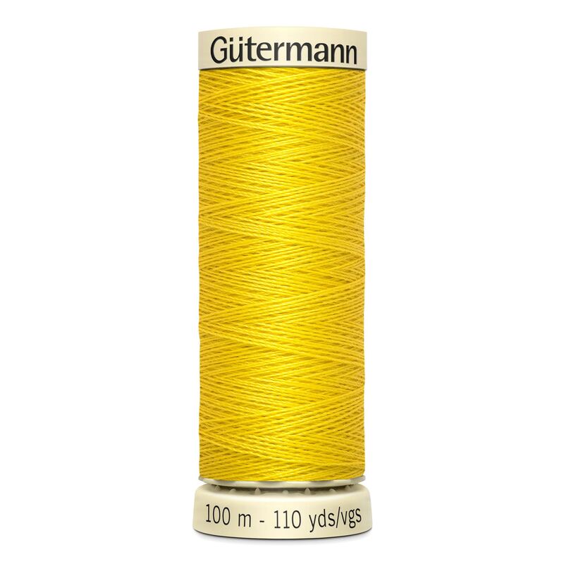 Gutermann Sew-all Thread 100m #177 YELLOW, 100% Polyester