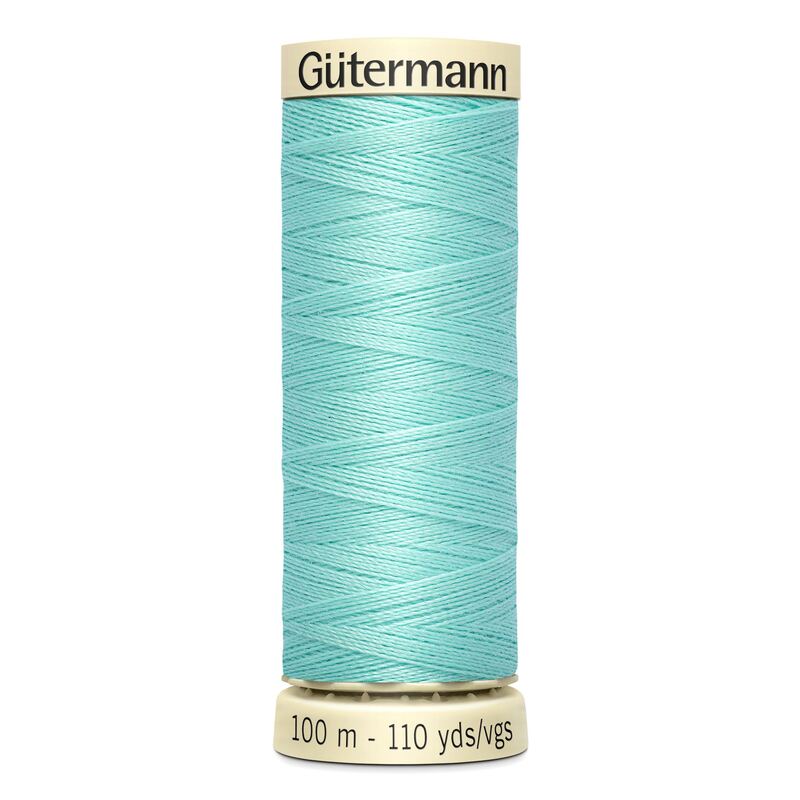 Gutermann Sew-all Thread 100m #191 VERY LIGHT TURQUOISE, 100% Polyester