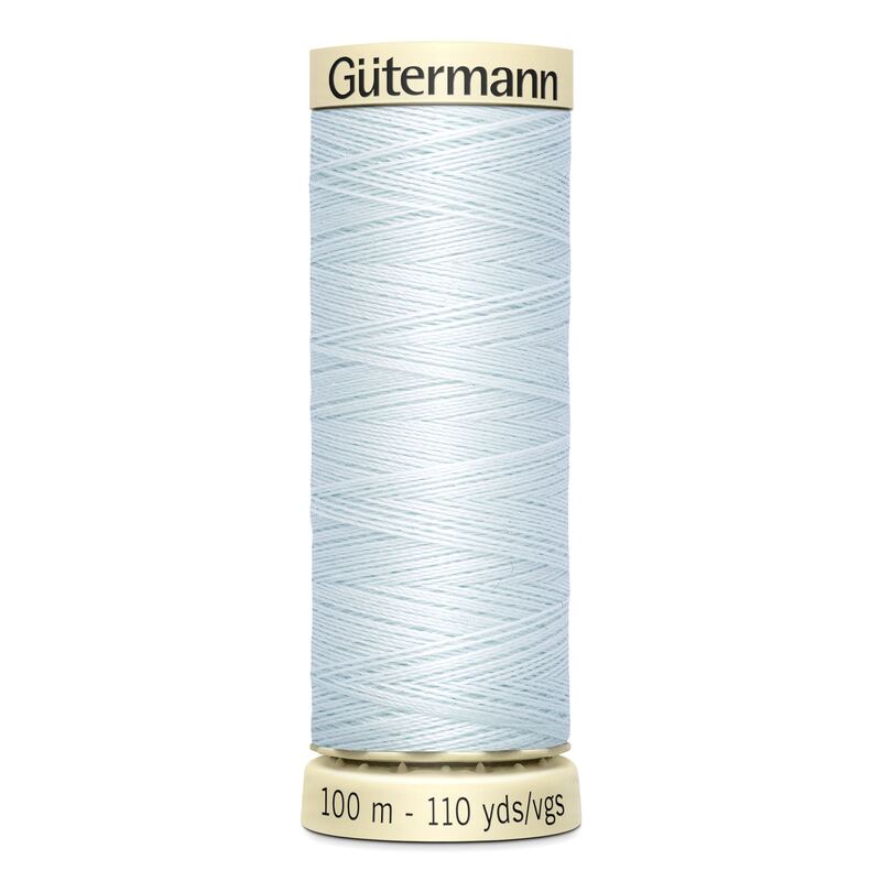 Gutermann Sew-all Thread 100m #193 ULTRA PALE BLUE, 100% Polyester