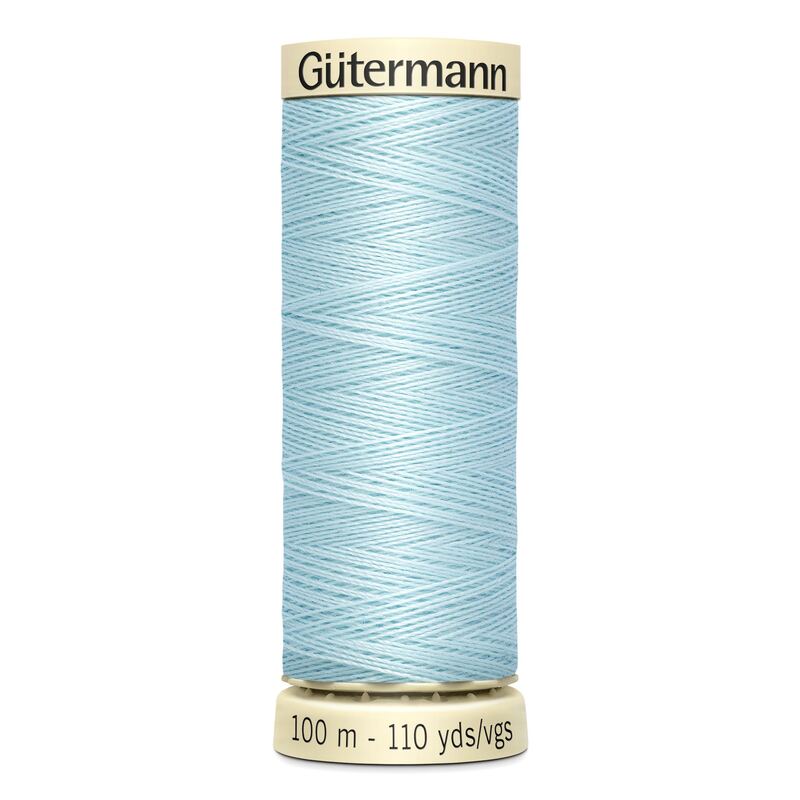 Gutermann Sew-all Thread 100m #194 VERY PALE BLUE, 100% Polyester