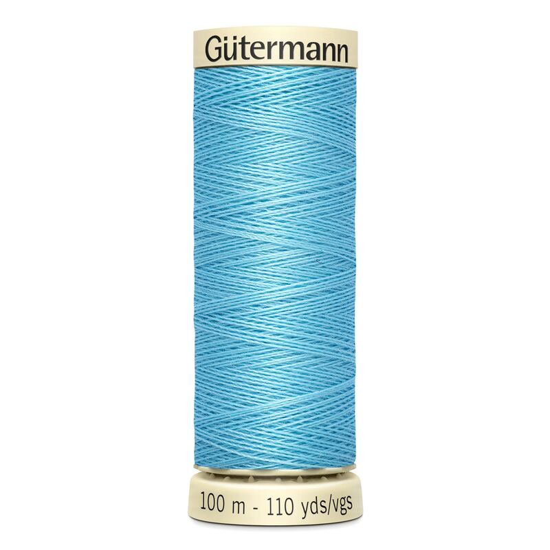 Gutermann Sew-all Thread 100m #196 SKY BLUE, 100% Polyester