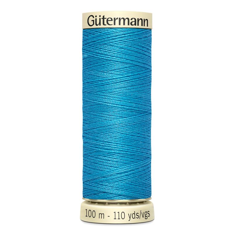 Gutermann Sew-all Thread 100m #197 LIGHT CARIBBEAN BLUE, 100% Polyester