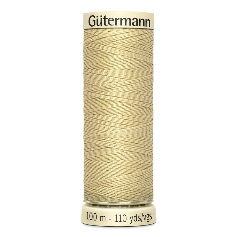Gutermann Sew-all Thread 100m #249 GOLDEN SAND, 100% Polyester