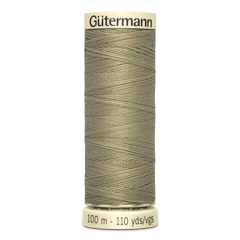 Gutermann Sew-all Thread 100m #258 LIGHT OAK BROWN, 100% Polyester