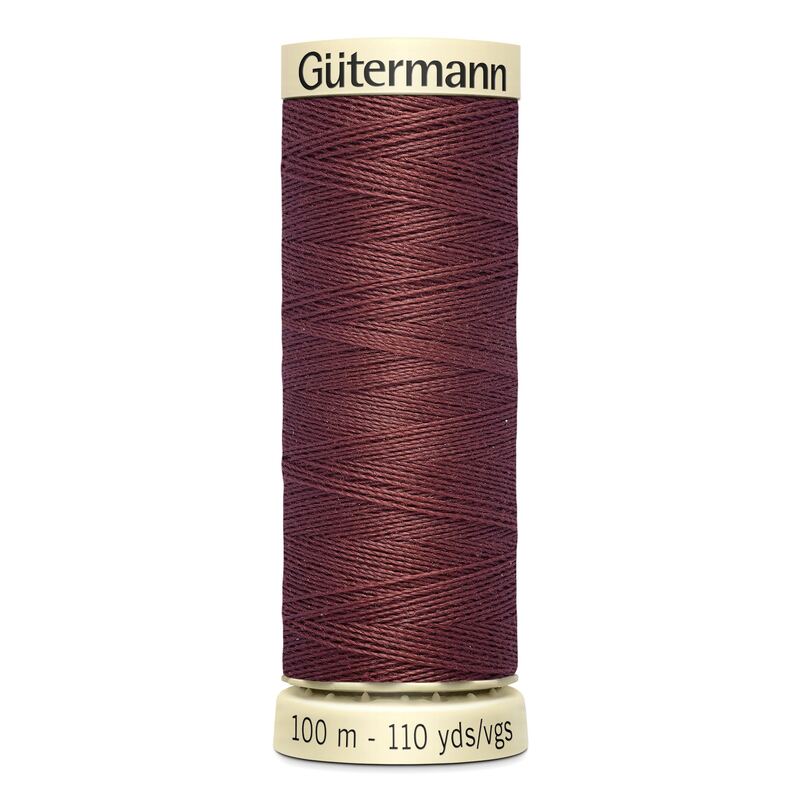 Gutermann Sew-all Thread 100m #262 WINE, 100% Polyester