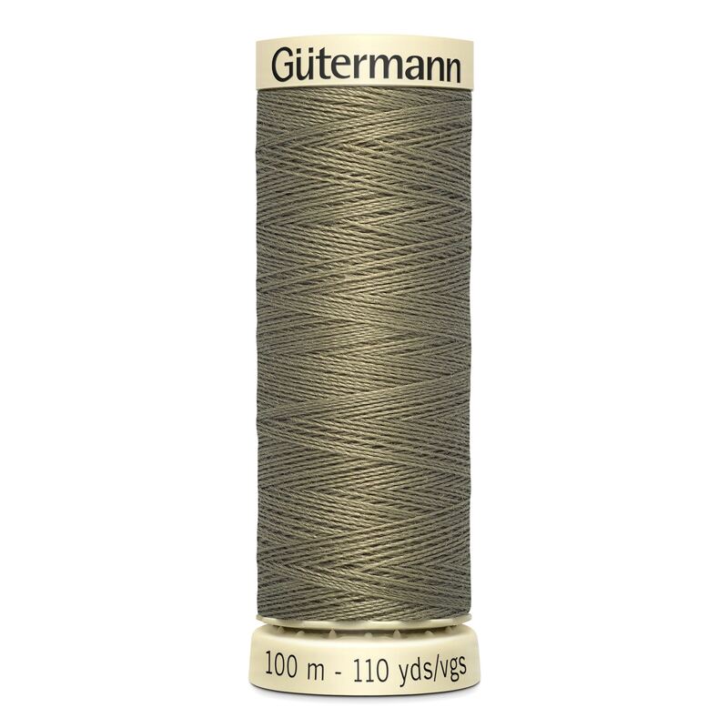 Gutermann Sew-all Thread 100m #264 DARK OLIVE BROWN, 100% Polyester