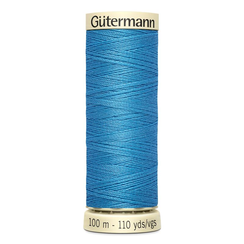 Gutermann Sew-all Thread 100m #278 LIGHT CARIBBEAN BLUE, 100% Polyester