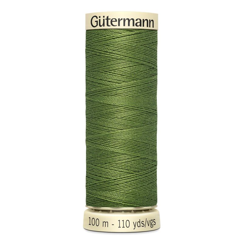Gutermann Sew-all Thread 100m #283 KHAKI GREEN, 100% Polyester