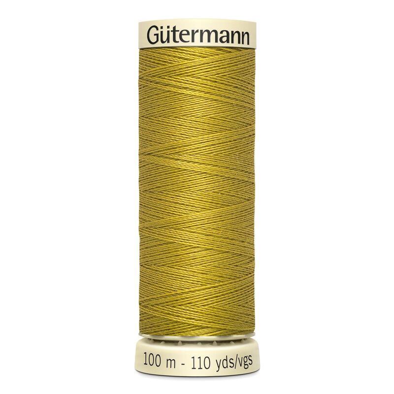 Gutermann Sew-all Thread 100m #286 GOLDEN OLIVE, 100% Polyester