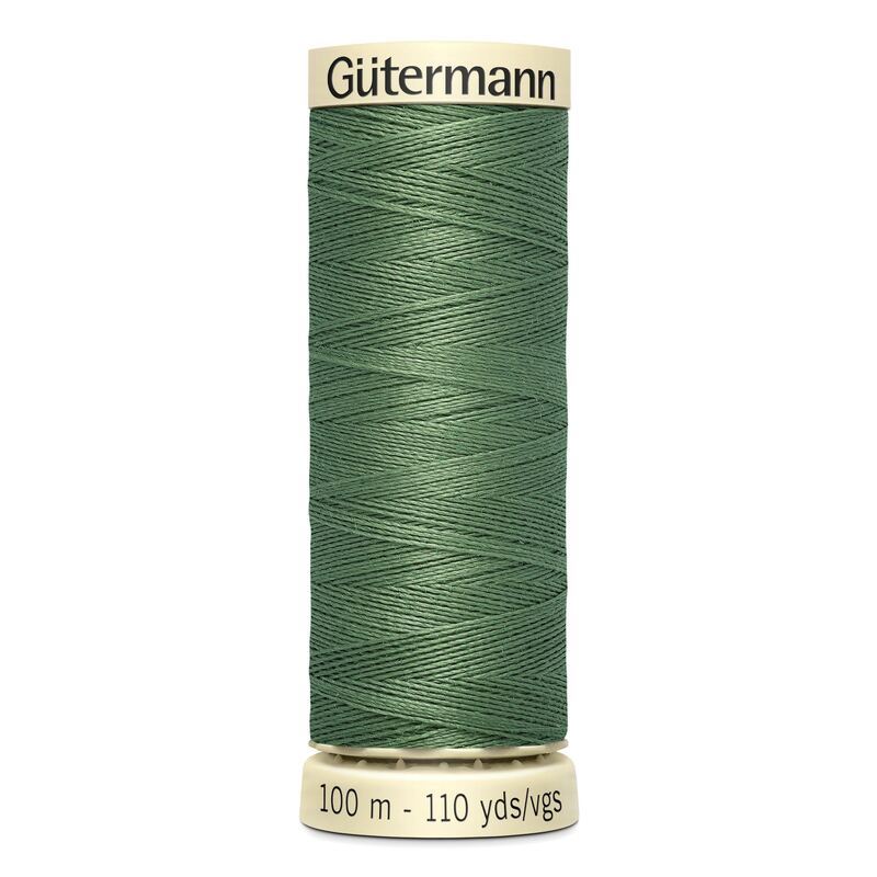 Gutermann Sew-all Thread 100m #296 GREY GREEN, 100% Polyester