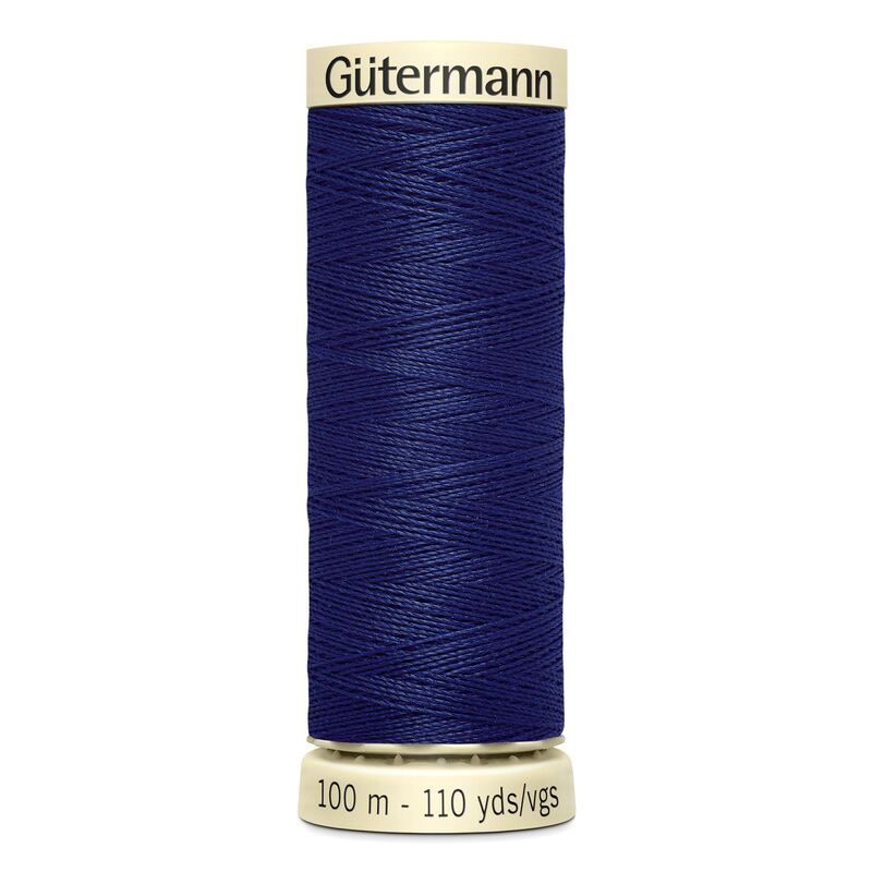 Gutermann Sew-all Thread 100m #309 FRENCH NAVY BLUE, 100% Polyester