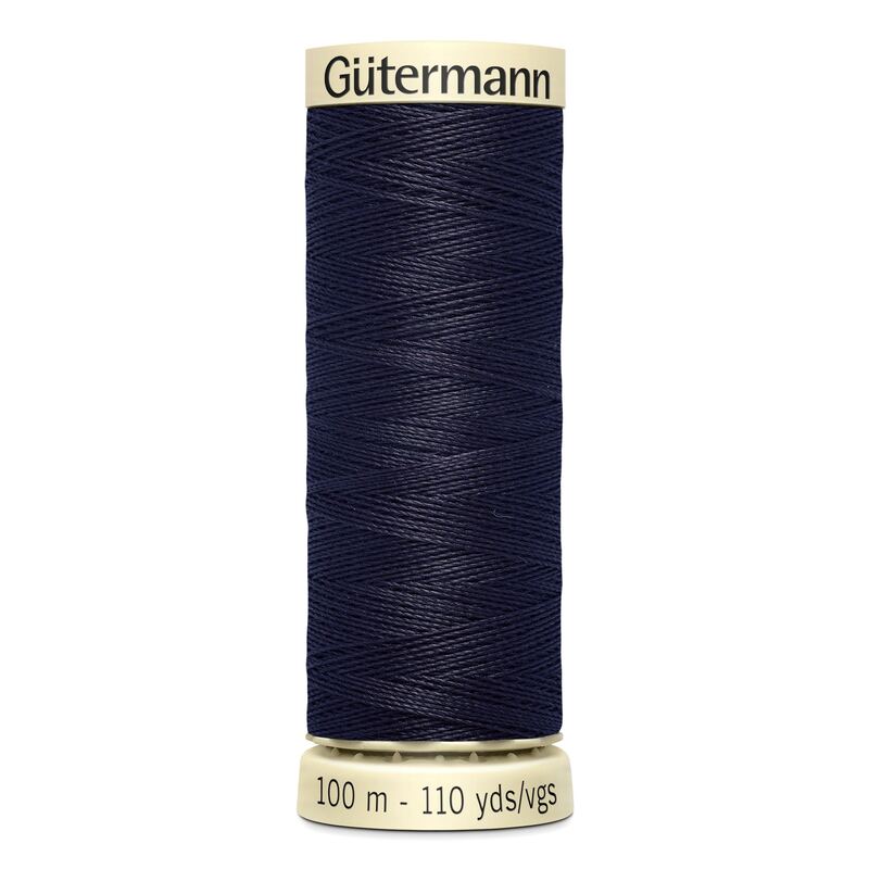 Gutermann Sew-all Thread 100m #32 BLACK PURPLE, 100% Polyester