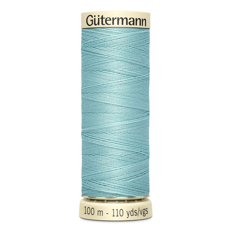 Gutermann Sew-all Thread 100m #331 PALE DUSKY TURQUOISE, 100% Polyester