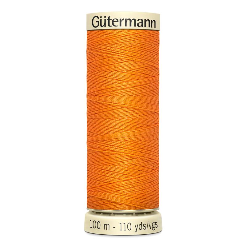 Gutermann Sew-all Thread 100m #350 ORANGE, 100% Polyester