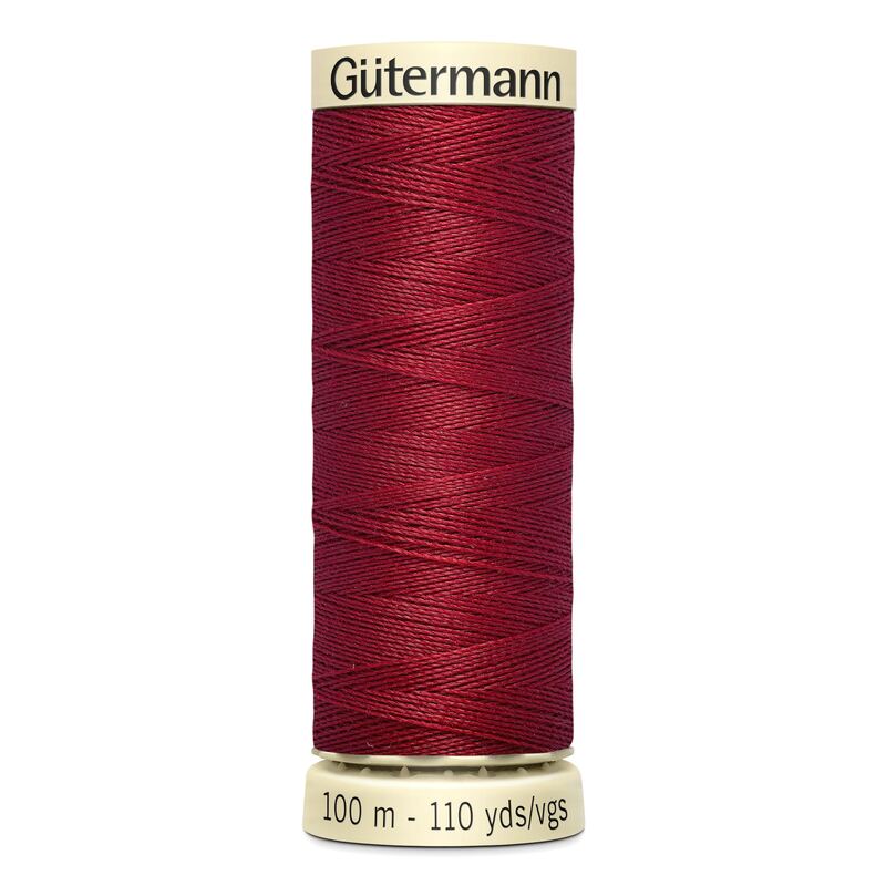 Gutermann Sew-all Thread 100m #367 DARK RED, 100% Polyester