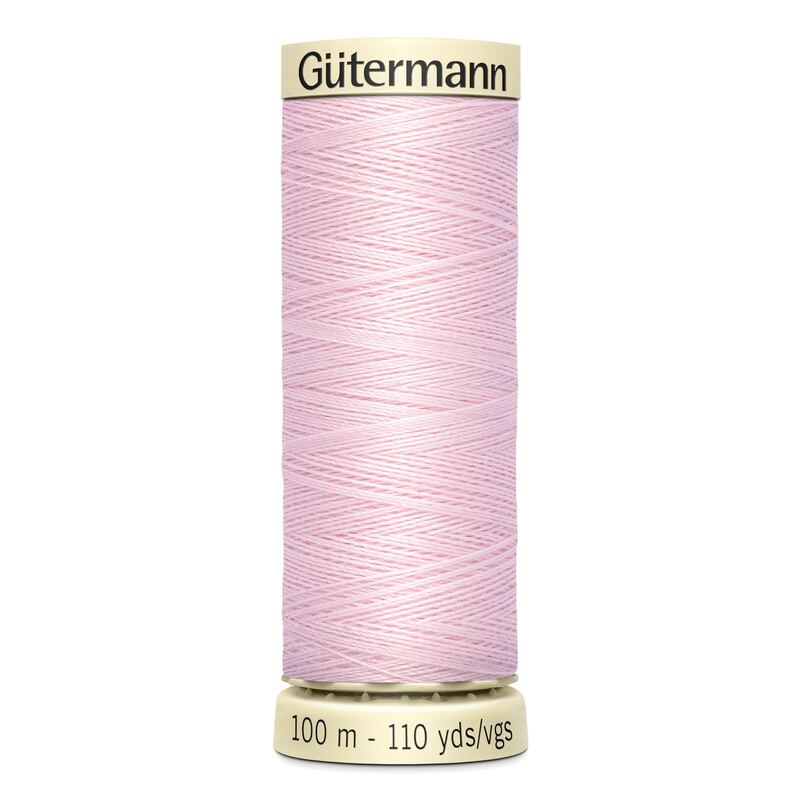 Gutermann Sew-all Thread 100m #372 BABY PINK, 100% Polyester