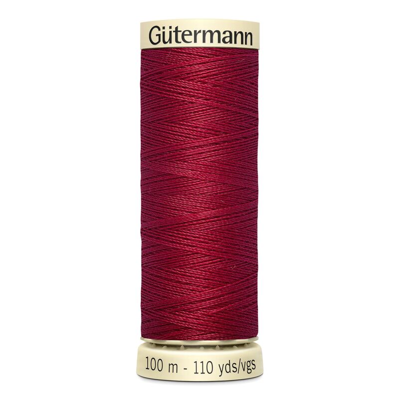 Gutermann Sew-all Thread 100m #384 CARMINE RED, 100% Polyester