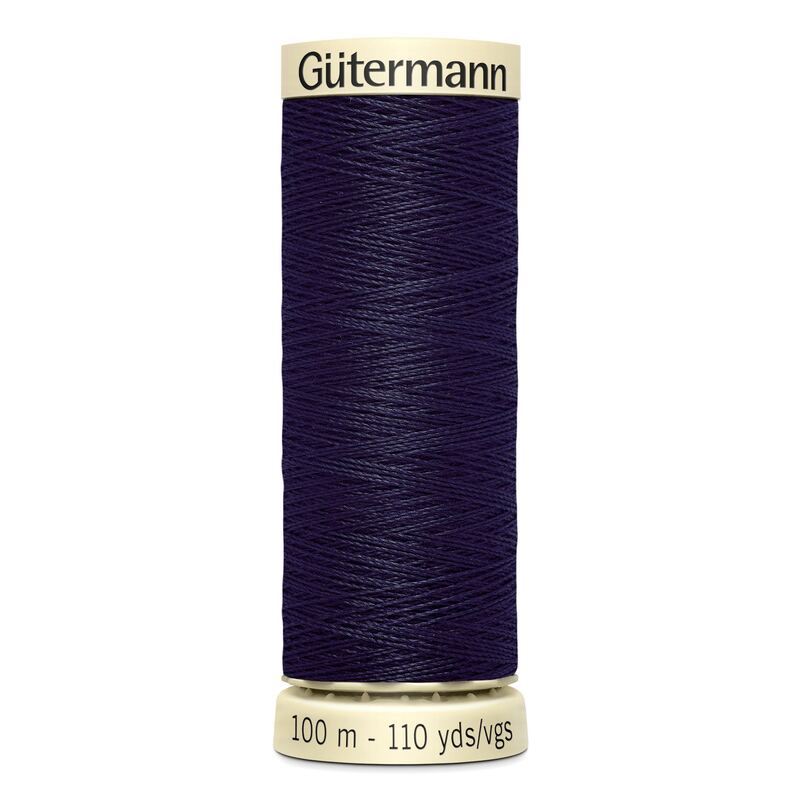 Gutermann Sew-all Thread 100m #387 VERY DARK NAVY BLUE, 100% Polyester