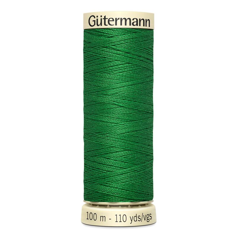 Gutermann Sew-all Thread 100m #396 MID GREEN, 100% Polyester