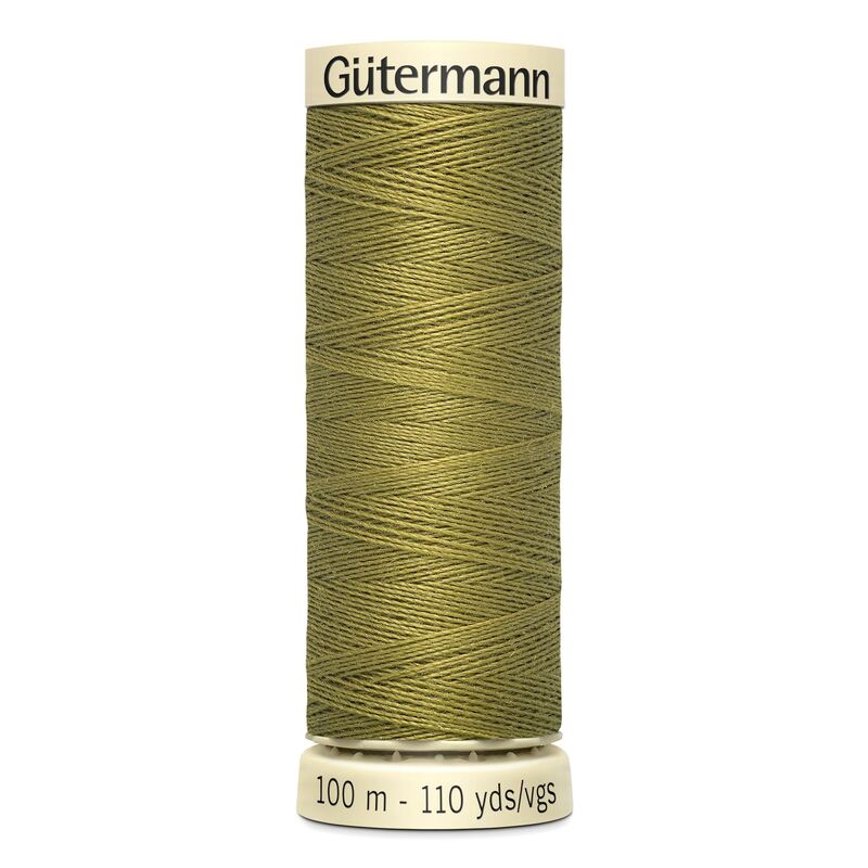 Gutermann Sew-all Thread 100m #397 DARK BROWN MUSTARD, 100% Polyester