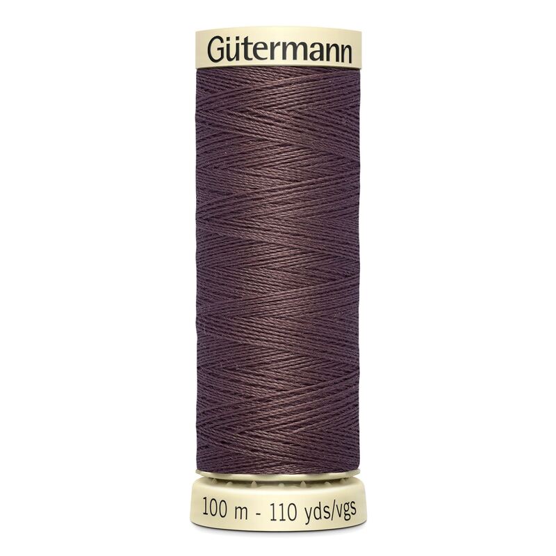 Gutermann Sew-all Thread 100m #423 DARK COCOA BROWN, 100% Polyester