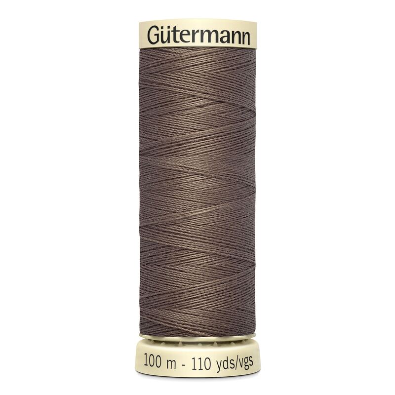 Gutermann Sew-all Thread 100m #439 DUSKY SIENNA BROWN, 100% Polyester