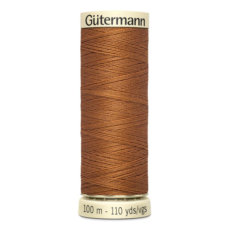 Gutermann Sew-all Thread 100m #448 COPPER, 100% Polyester