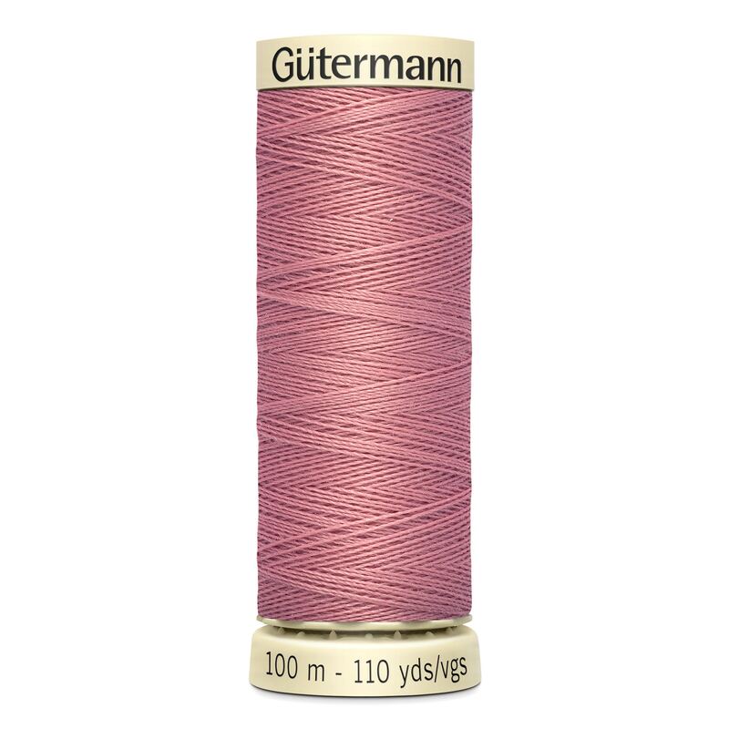 Gutermann Sew-all Thread 100m #473 DUSKY PINK, 100% Polyester