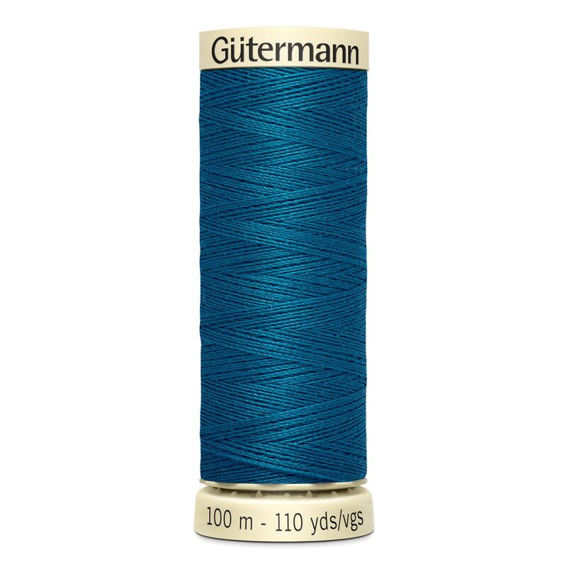 Gutermann Sew-all Thread 100m #483 MEDIUM TURQUOISE, 100% Polyester