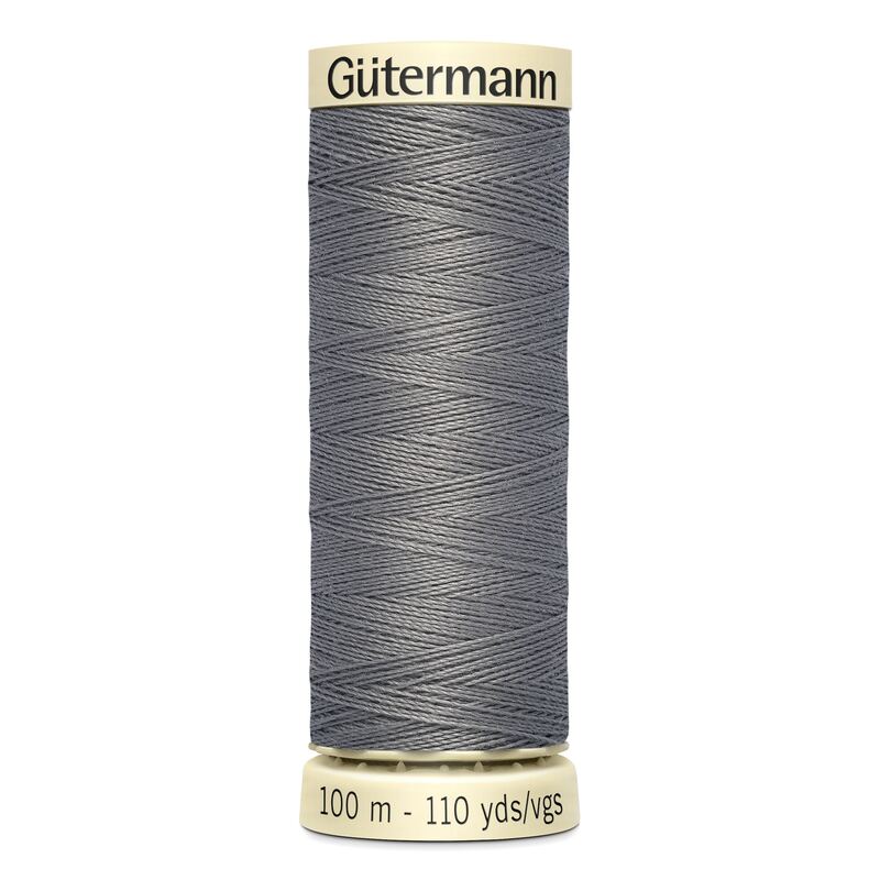 Gutermann Sew-all Thread 100m #496 BEAVER GREY, 100% Polyester
